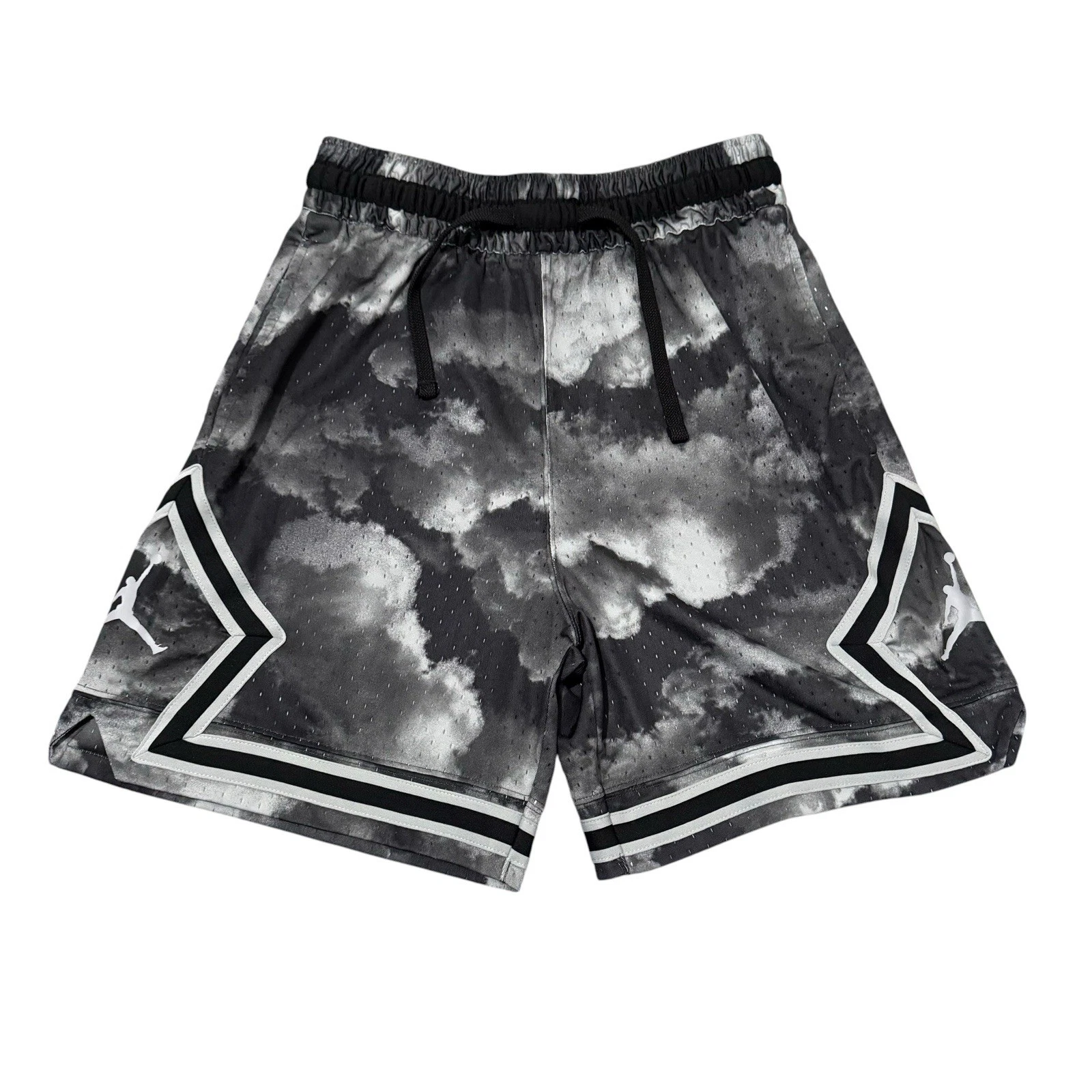 Nike Jordan Jumpman Diamond Shorts Black Tie Dye 23 Men Size Medium FD7649-010