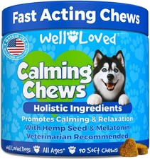 Calming Chews for Dogs, Dog Calm Treats, USA Made, Vet Developed