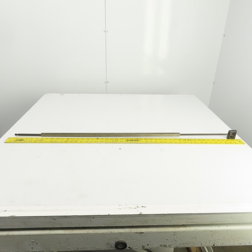 46" OAL Gear Rack 28-3/4" Travel Length 1/2" W 8TPI From Browne&Sharp Validator