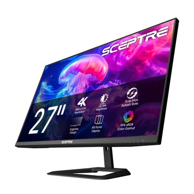 New 4K IPS 27'' 3840 x 2160 UHD Monitor up to 70+Hz DisplayPort HDMI 100% sRGB...