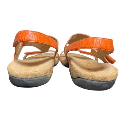 Vionic Giorgina sandali comodi donna 8 scarpe con cinturino arancione tacco orto slingback - Foto 8 di 13