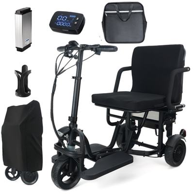 #ad All terrain adult foldable electric mobility scooter three speed 20 mile range $650.00