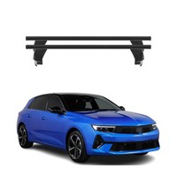 Menabo DachträGer GrundträGer FüR Opel Asta L 2021-2026 Alu Schwarz 2Tlg