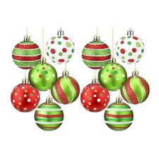 Seasonal Elegant Christmas Tree Bauble Ornament Hanging Charm for Home Ambiances