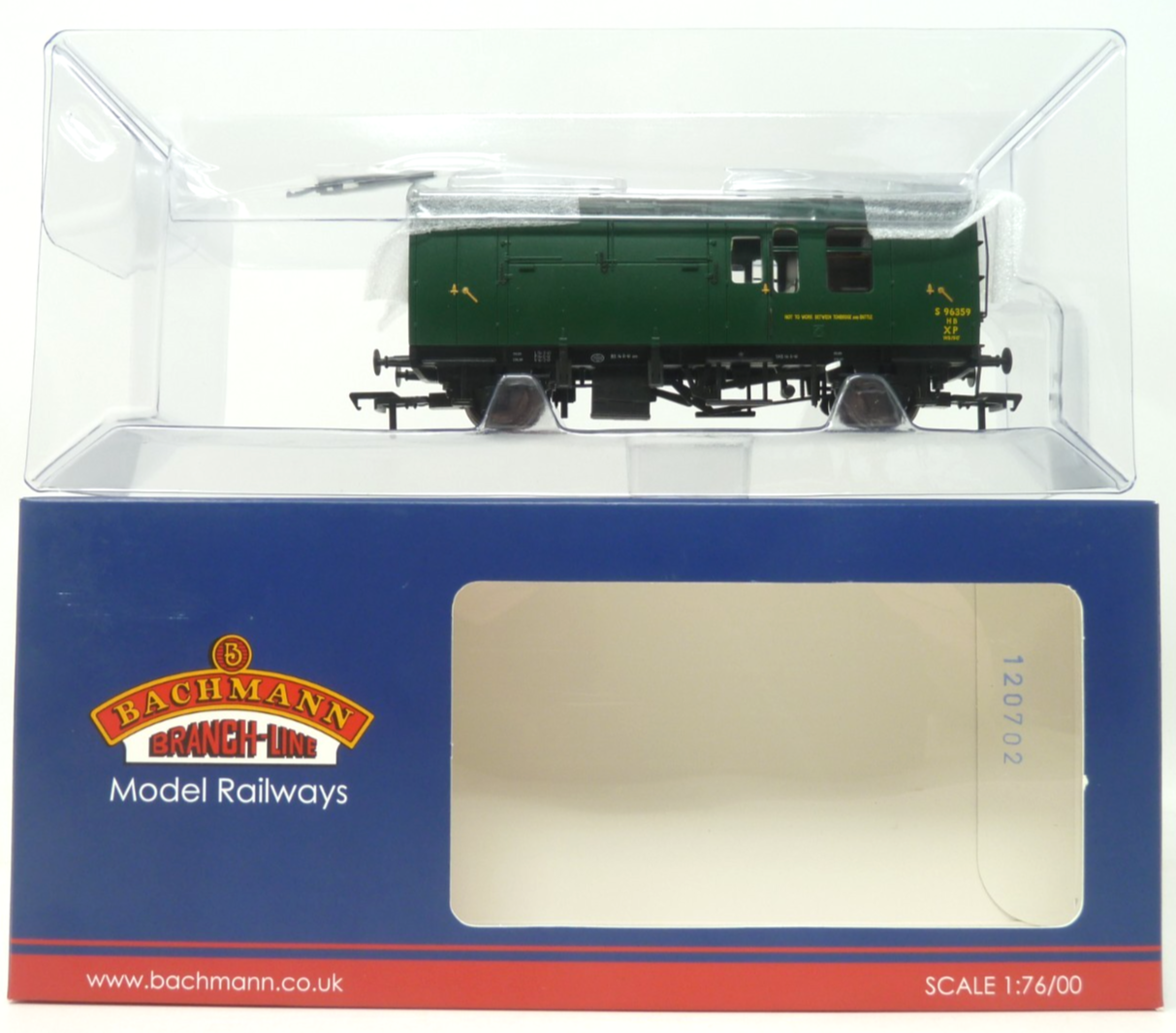 BACHMANN 38-526Z BR MK1 HORSE BOX GREEN SR OO GAUGE