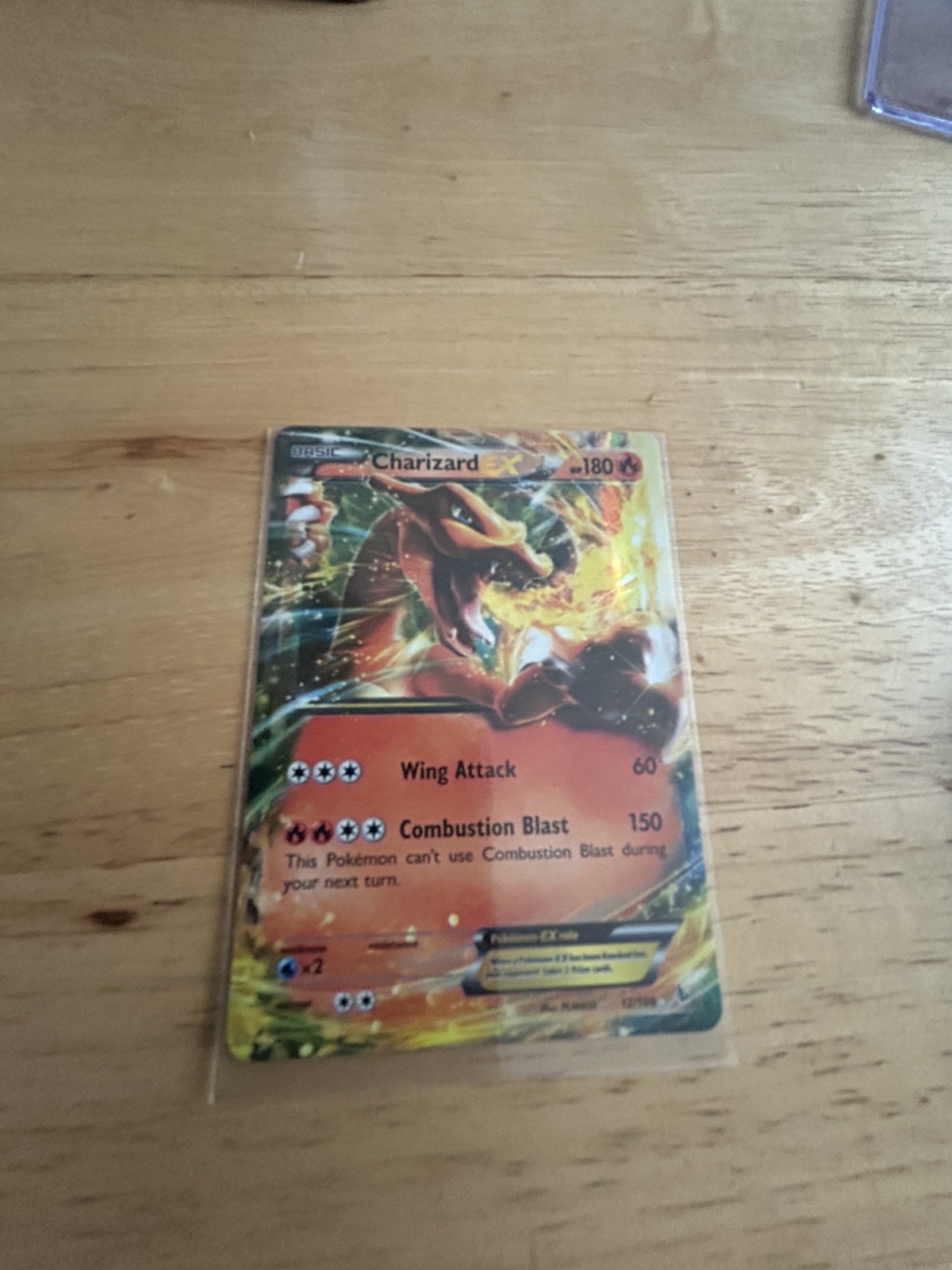 Pokémon TCG Charizard EX Flashfire Rare Holo Card 12/106 (2014) - Near Mint/Mint