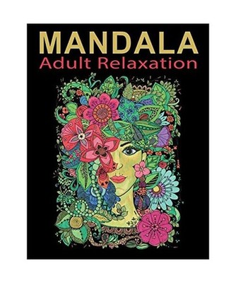 MANDALA ADULT RELAXATION: 50 mandala / mandala coloring book for adults / size 8