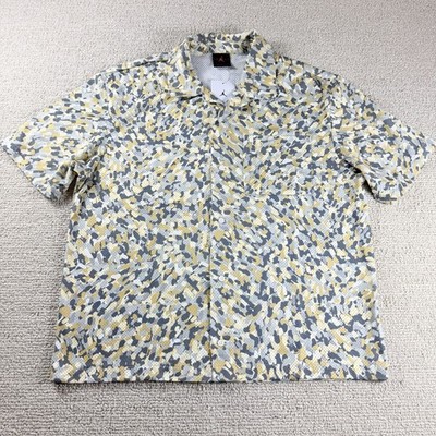 Nike Jordan Essentials Poolside Button-Down Shirt Multicolor Men s Size Large