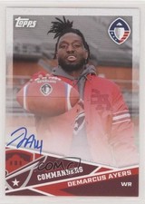 2019 Topps Alliance of American Football Auto Demarcus Ayers #AU-DA Auto g1z