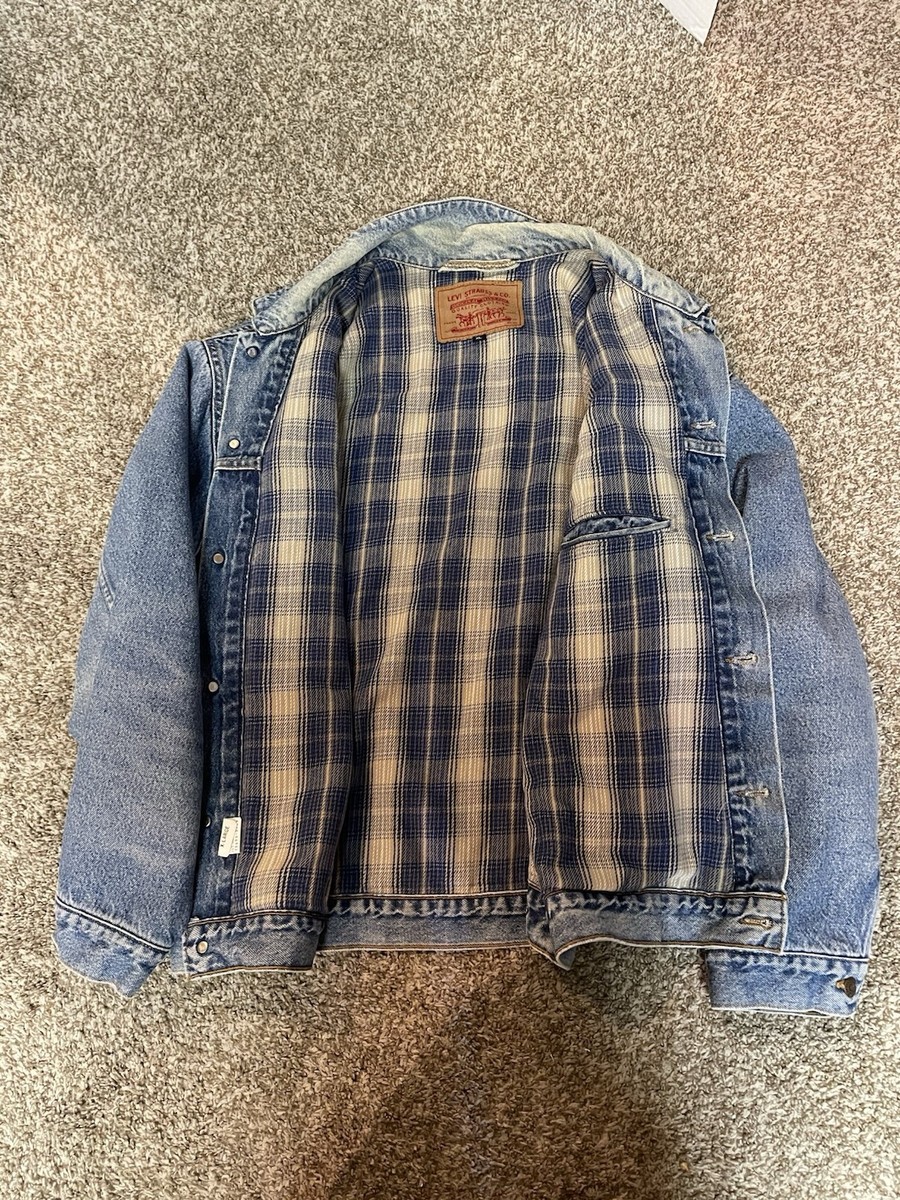 Levi’s AUTHORIZED VINTAGE TRUCKER JACKET Vintage Levi Strauss Denim Jacket 70699-0289 Size XL Trucker
