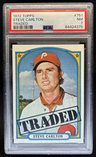 1972 Topps Steve Carlton #751 Phillies PSA 7