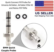 Air Fill QC Probe Adapter For Umarex AirSaber, AirSaber Elite X2 & Notos PCP Gun