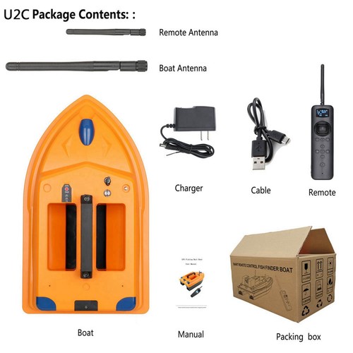 ヘEU Plug Remote Control Fishing Bait Boat RC Fish Finder GPS Navigation 500m - Picture 5 of 12