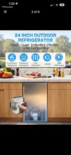 BRAND NEW IN BOX 15 inch beverage refrigerator - Picture 2 of 8