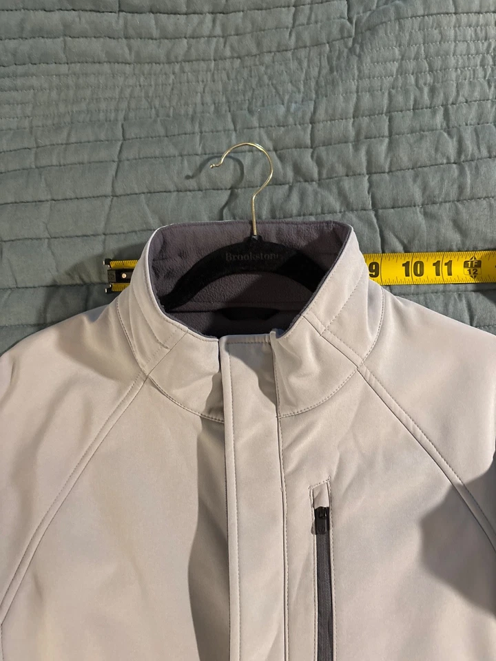 tumi Hombre Performance Chaqueta Pequeña Gris Claro Se Ajusta Como Mediana Foto 3 de 4