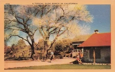 Murray's Dude Ranch Near Los Angeles 1930s Apple Valley Vtg Postcard H50