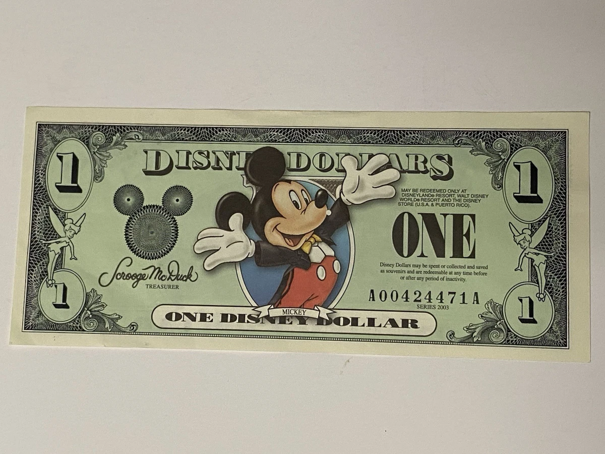Disney Dollars (1968-Now) for sale | eBay