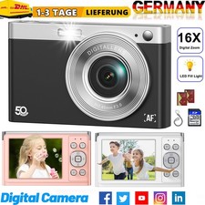 Digitalkamera 4K Fotokamera Kompakt Digitalzo...