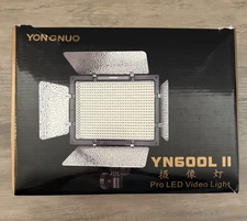 YONGNUO YN600L II Pro LED Video Light New In box Photography Light with Remote
