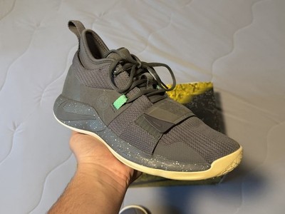 Nike PG 2.5 Low Top Athletic Sneakers Gray/Green/White BQ8452-007