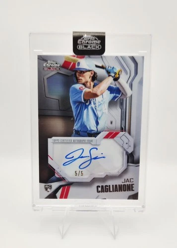 2026 Topps Chrome Black Jac Caglianone Ivory Autographs (Raw)