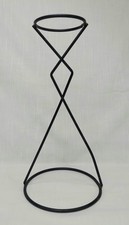 Art Deco Wrought Iron Hat Stand Hat Rack Holder Old Store Display 12" X 6"