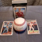 Paul O'Neill Signed Rawlings American League Baseball w/3 Cards Not Authenicated