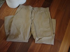 Carhartt Pants Mens 40x30 Canvas Relaxed Fit Workwear Jeans B299 GKH