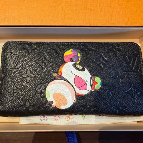 Louis Vuitton Wallet Long Wallet Panda Takashi Murakami