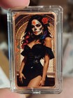 Colorized 1 OZ Copper Bar La Catrina Dia de Muertos Naughty Nice  Bullion Baddie — photo 1