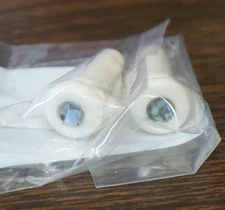 Super Set Of (2) JOHN PEARSE 'French Eye - AB Dot - Brass Ring' END PINS