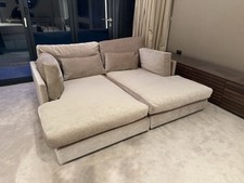 Double Chaise Sofa, Taupe/Beige, Super Comfortable 