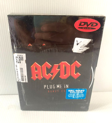 AC/DC Plug Me In - DVD - 3 Disc Set - 2 DVDs With Bonus CD - With Inserts