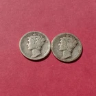 1920-D & 1920 P Mercury Dimes. #A1