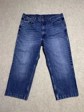 Levis 550 Jeans Mens 40x30 Blue Relaxed Fit Tapered Leg Comfort Stretch Denim