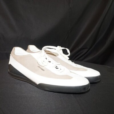 white porsche trainers