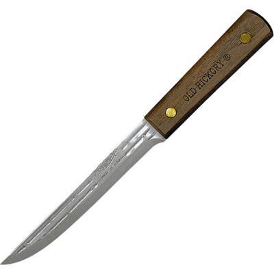 Ontario Old Hickory Boning Knife, Ausbeinmesser aus High Carbonstahl, Hickory Gr