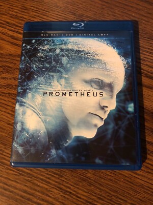 Prometheus (Blu-ray/DVD, 2012, 2-Disc Set, Digital Copy, No UV code. Perfect!