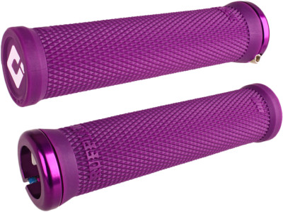 ODI RUFFIAN V2.1 BMX LOCK-ON GRIPS 135MM PURPLE/PURPLE