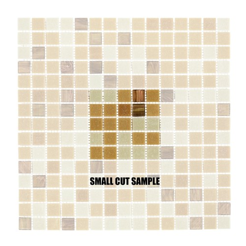SMALL SAMPLE - Iridescent Glass Mosaic Tile for Kitchen & Bath - Color Varieties - Picture 41 of 45