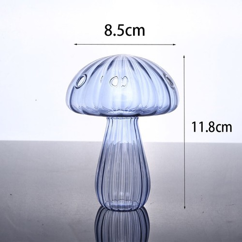 Mushroom Glass Vase Aroma Bottle Creative Home 'Hydroponic Flower Table - Picture 18 of 19