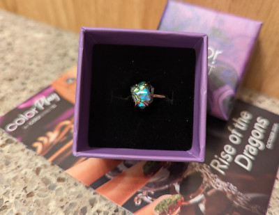 Color Street October COLOR PLAY Rise of the Dragons Mother-Of-Pearl Ring New