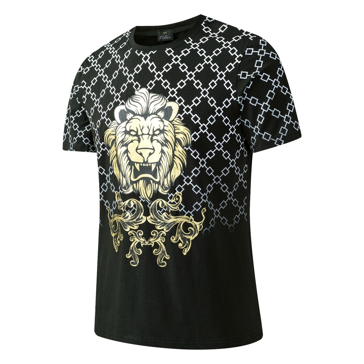 Mens Designer Short Set Men Clothing Set 2018 Fashion Lion Print