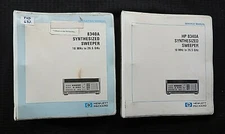 HEWLETT PACKARD HP 8340A SYNTHESIZED SWEEPER SERVICE & OPERATORS MANUAL 2VOL SET