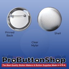 2-1/4" inch Tecre Complete Pinback Buttons Badge Machine Parts Set 500 pcs