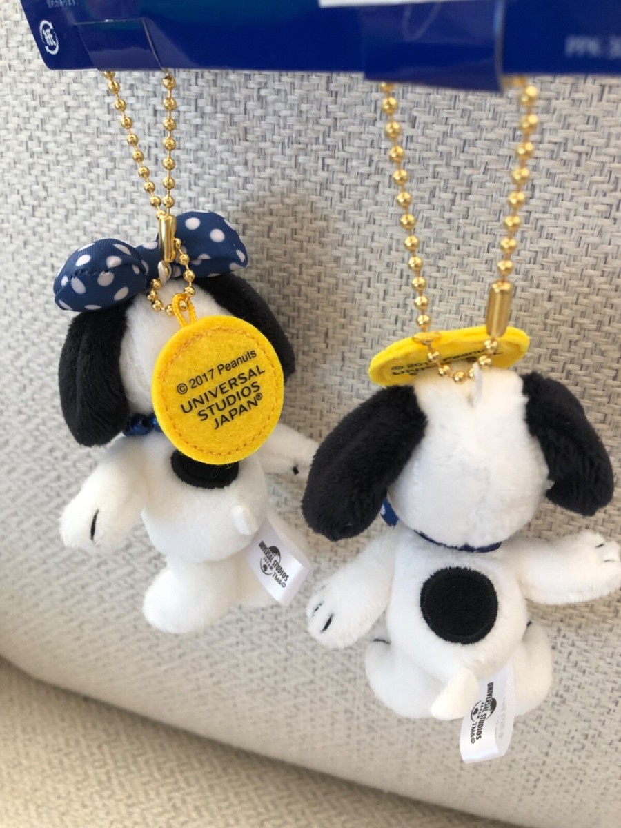 Nwt snoopy and belle Universal Studio Japan Keychain Plush | eBay