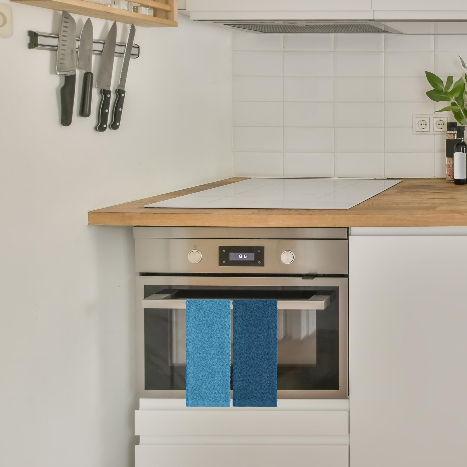 100% Cotton Kitchen Towels 15" x 25" Absorbent Dish Towels Premium Quality 40...