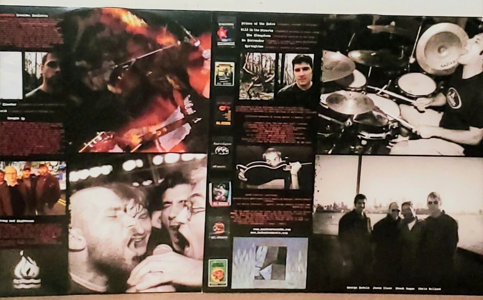 HOT WATER MUSIC Till The Wheels Fall Off 2LP VG+ Green Gold Punk Emo Vinyl - Image 3 of 4