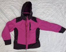 Koppen Hooded Jacket Womens M Black Soft Shell Plush Fleece Lined Zipper Pockets