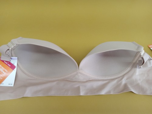 NWT Warners Beige Wireless Bra, Women's Size 38D - Picture 8 of 10